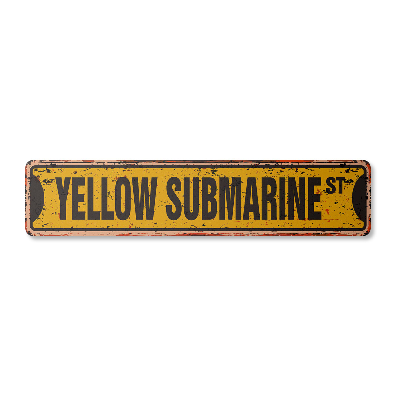 YELLOW SUBMARINE Vintage Street Sign Metal Plastic new music Penny Lane