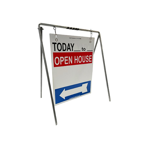 Open House Sign A-Frame Kit 5-Pack RedWhiteBlue Swingers Today Times