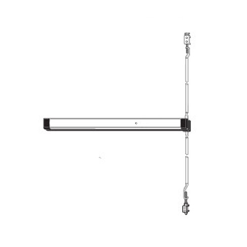 Adams Rite 8633-48 Exit Device Black Anodized Aluminum