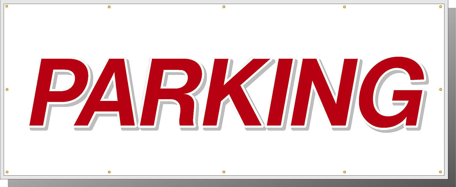 Banner “PARKING” 120″ x 48″ 13 oz. Vinyl Banner By Highway Traffic Supply
