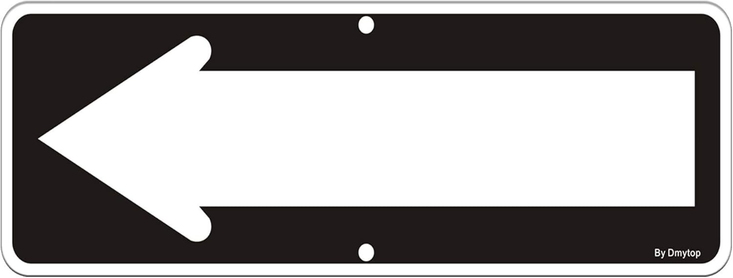 High-Visibility 1 Pack Reflective Arrow Sign, Ideal for Outdoor Directional Use