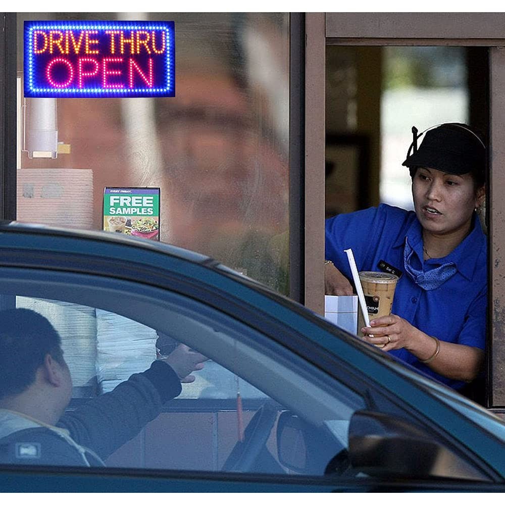 LED Drive Thru Sign Super Bright Electric Advertising Display – Attract