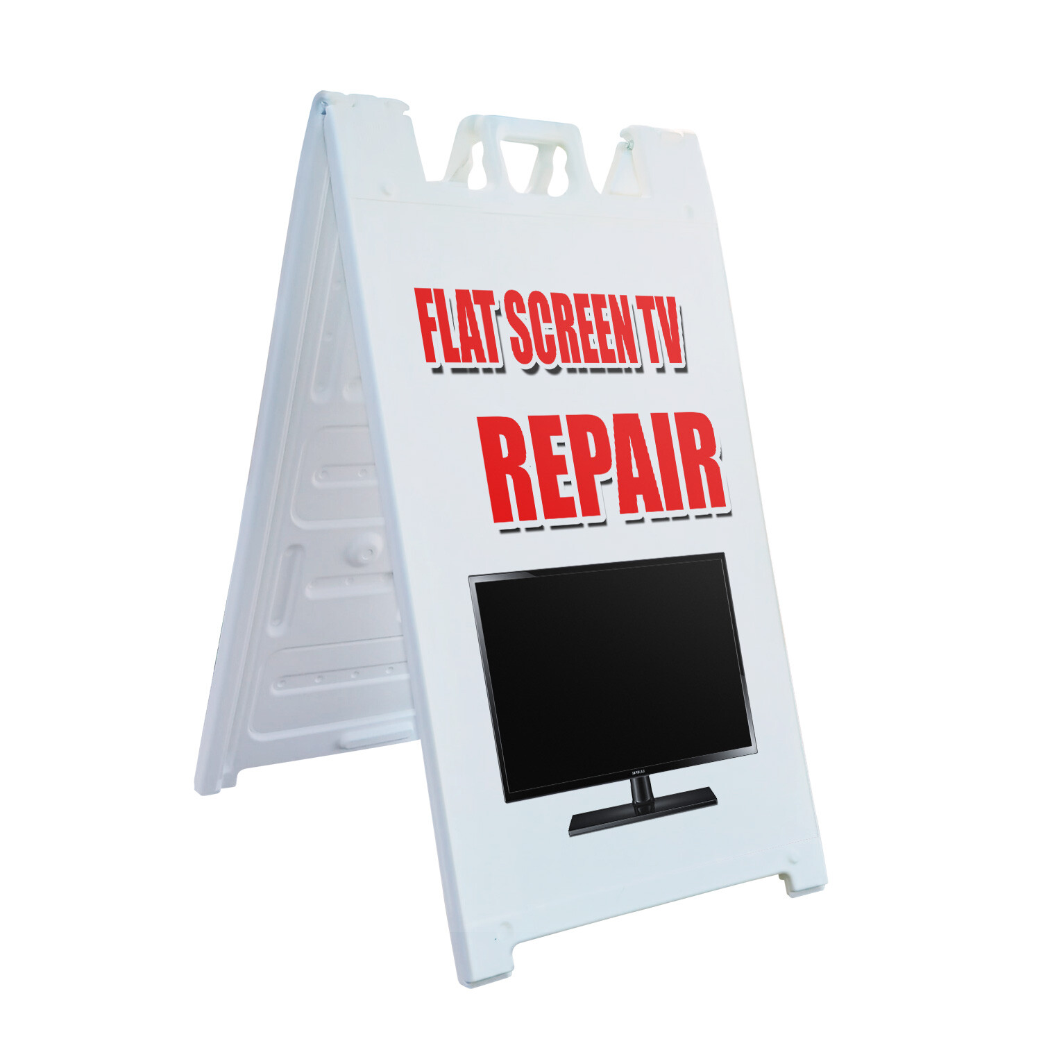 A-frame Sidewalk Flat Screen Tv Repair 24″ x 36″ Double Sided A-Frame Sidewalk S