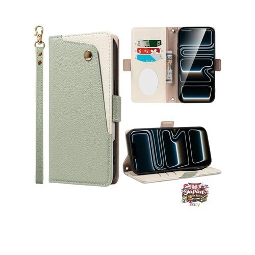 NEW KWATUNG iPhone 17 Pro Case Flip-Type Premium PU Leather Delicate Touch with