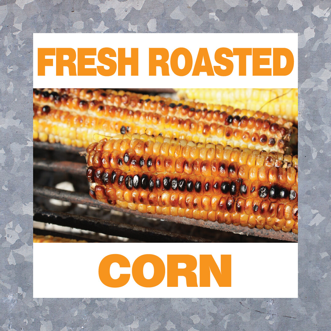 Fresh Roasted Corn – Decal Concession Stand Food Truck Sticker