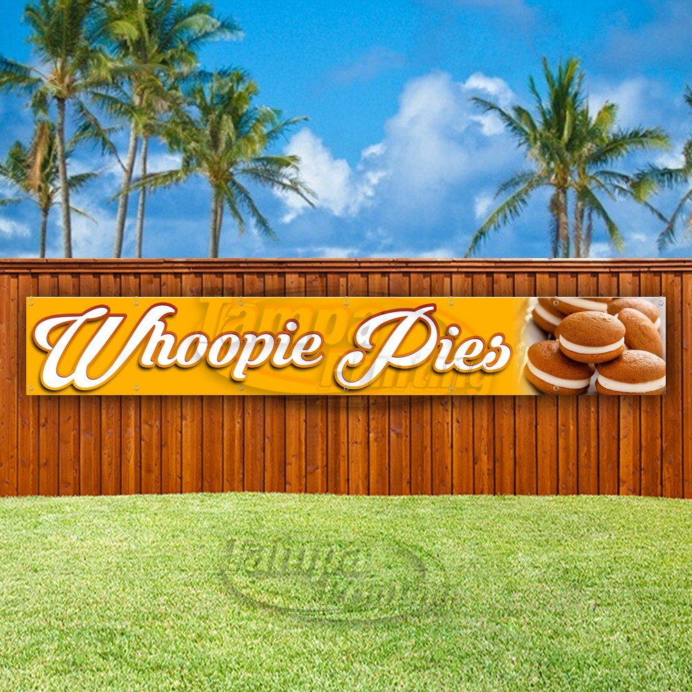 WHOOPIE PIE Advertising Dessert Food Snack Vinyl Banner Flag Sign USA XL02052