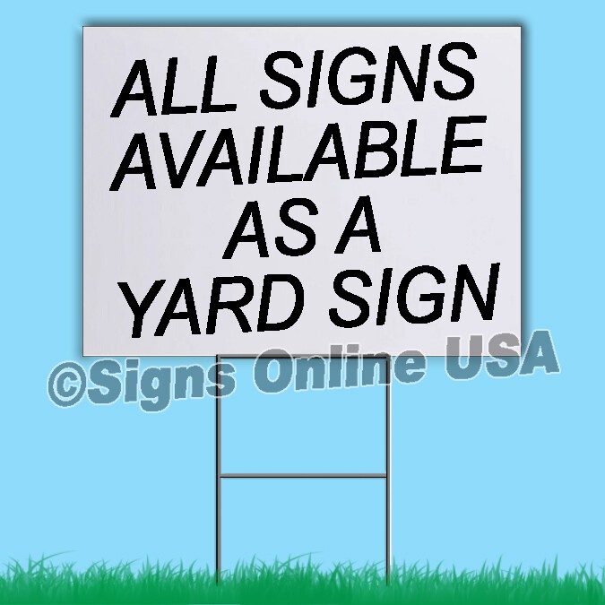 Cash Only Metal Sign 5 SIZES MS075