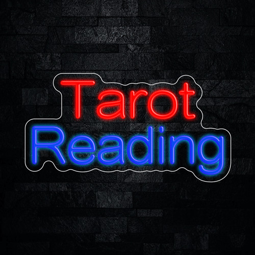 Tarot Reading LED Neon Sign 19″L x 10″H #33453