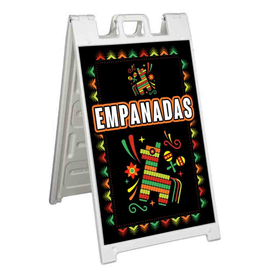 FIESTA EMPANADAS Signicade 24×36 Aframe Sidewalk Sign Banner Decal FOOD