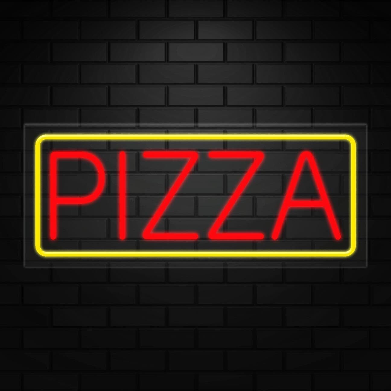 Pizza Neon Sign for Retail Displays | LED Flex Neon | 24″W x 10″H x 1″D