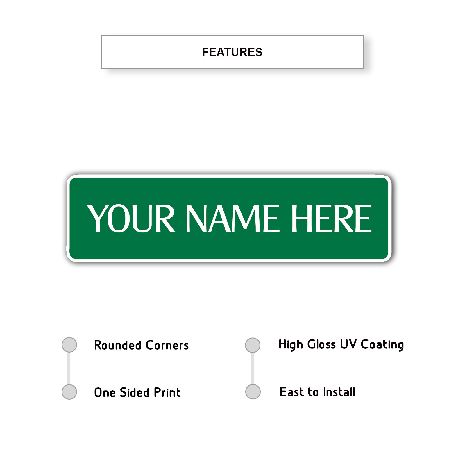 Logan Street Sign Room Home Decor Logan Children’s Name Aluminum Metal Plate