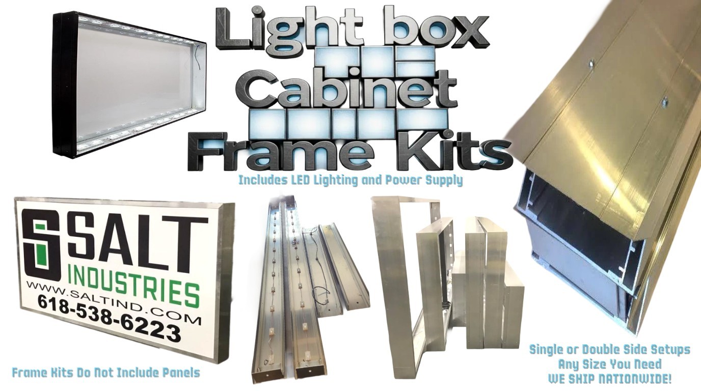 Outdoor Light Box Sign Cabinet Kits S/S or D/S Led lighting Get a Quote
