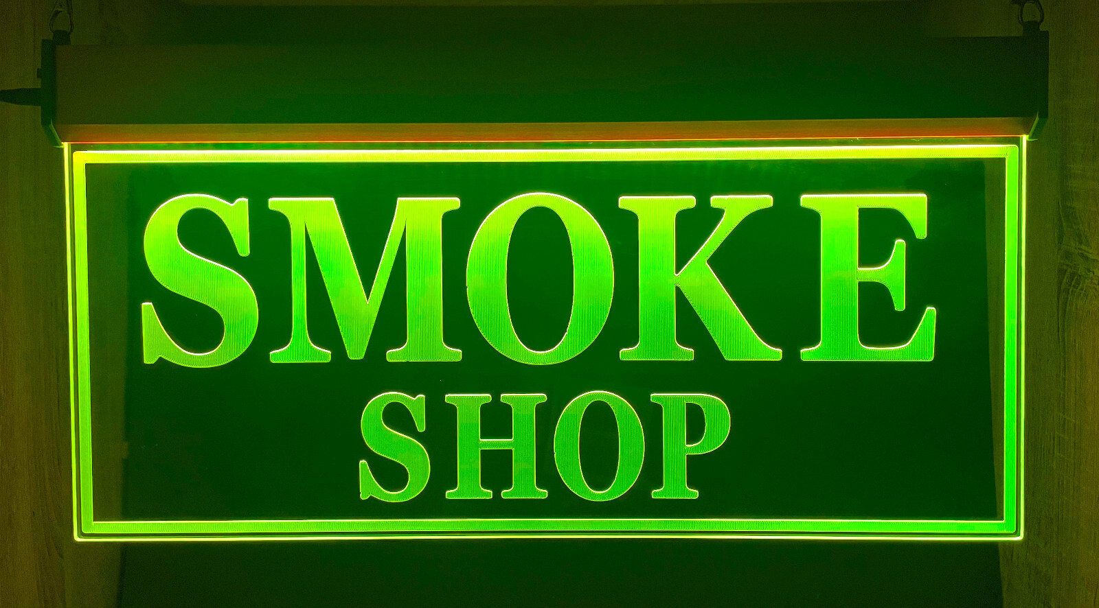 SMOKE SHOP LED LIGHT SIGNS HOOKAH NEON OPEN WINDOW STORE DISPLAY LARGE 10″X20″
