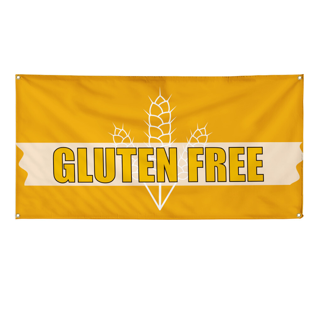 Vinyl Banner Multiple Sizes Gluten Free Outdoor Advertising Printing A Outdoor