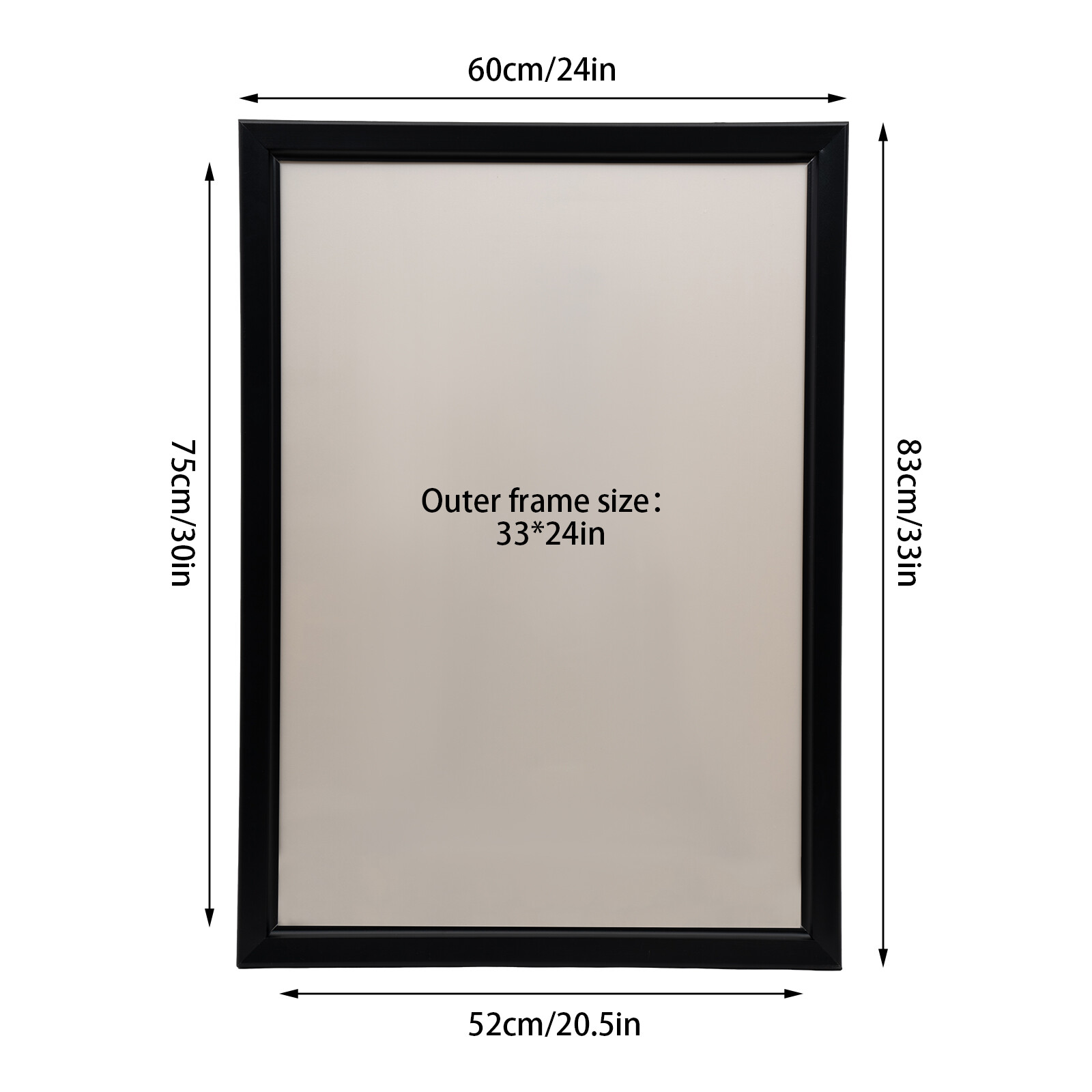 24″x33″ LED Light Box Backlit Movie Poster Art Picture Frame Advertising Display