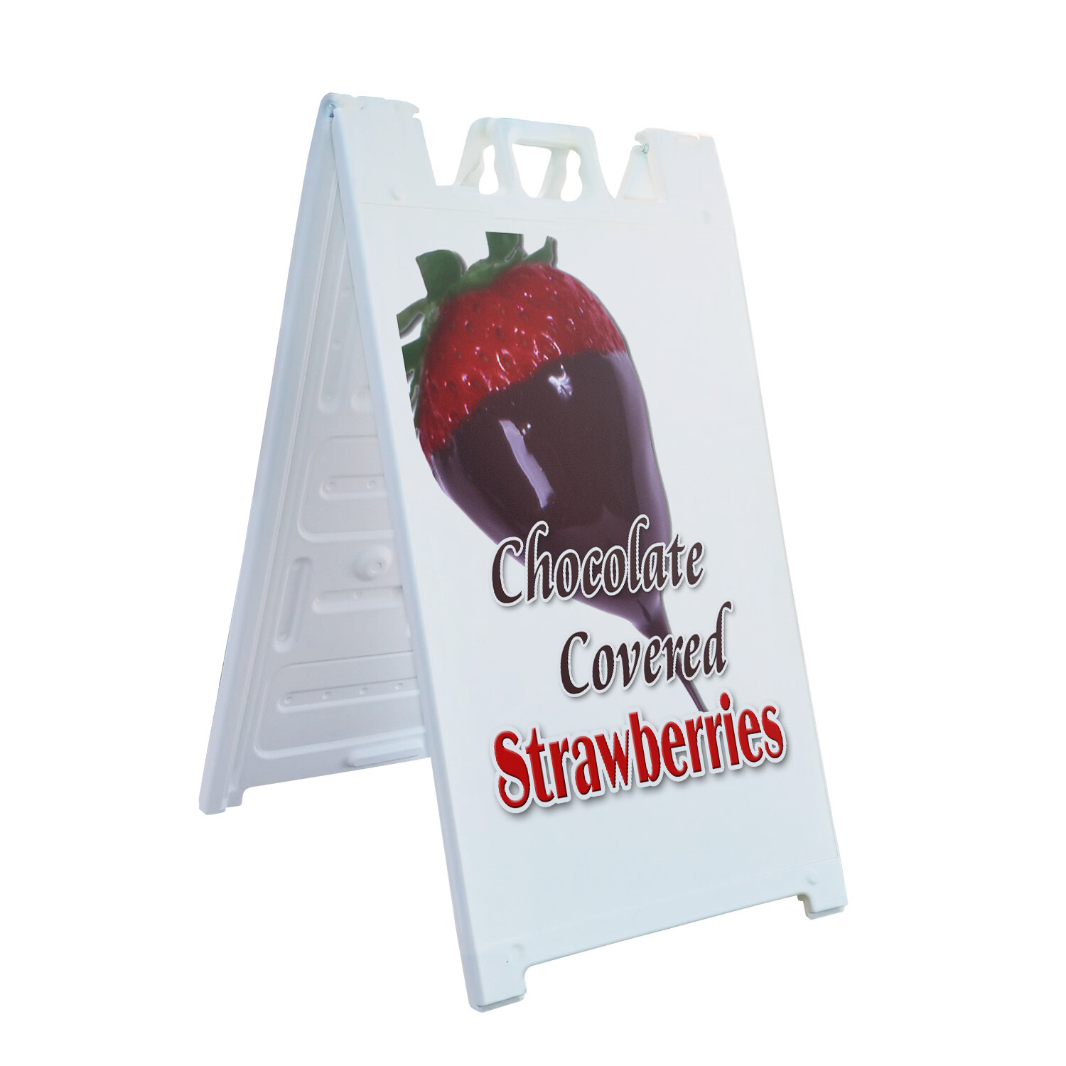 A-frame Sidewalk Chocolate Covered Strawberries 24″ x 36″ Double Sided A-Frame S