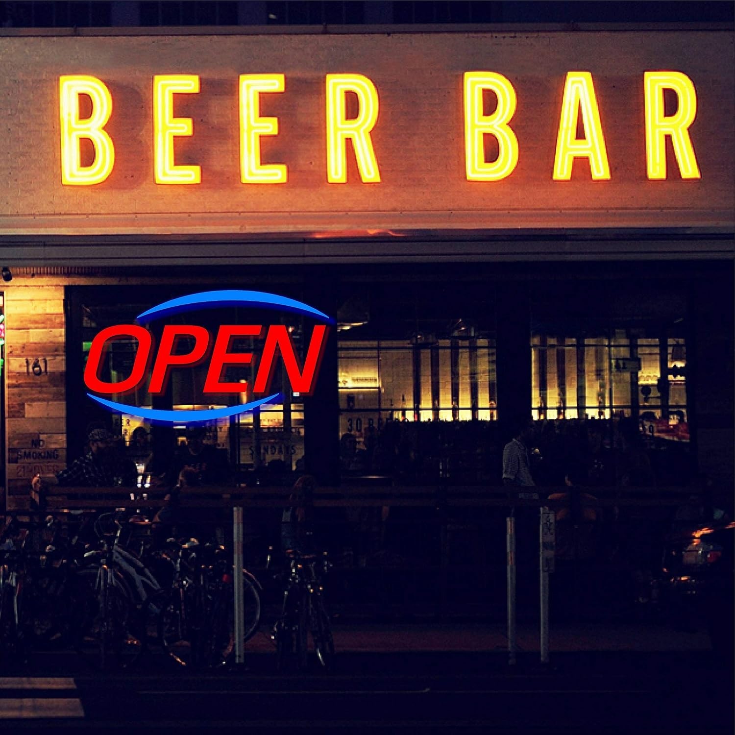 Large 32” x 17” LED Open Sign with Remote Control – Perfect for All Businesses