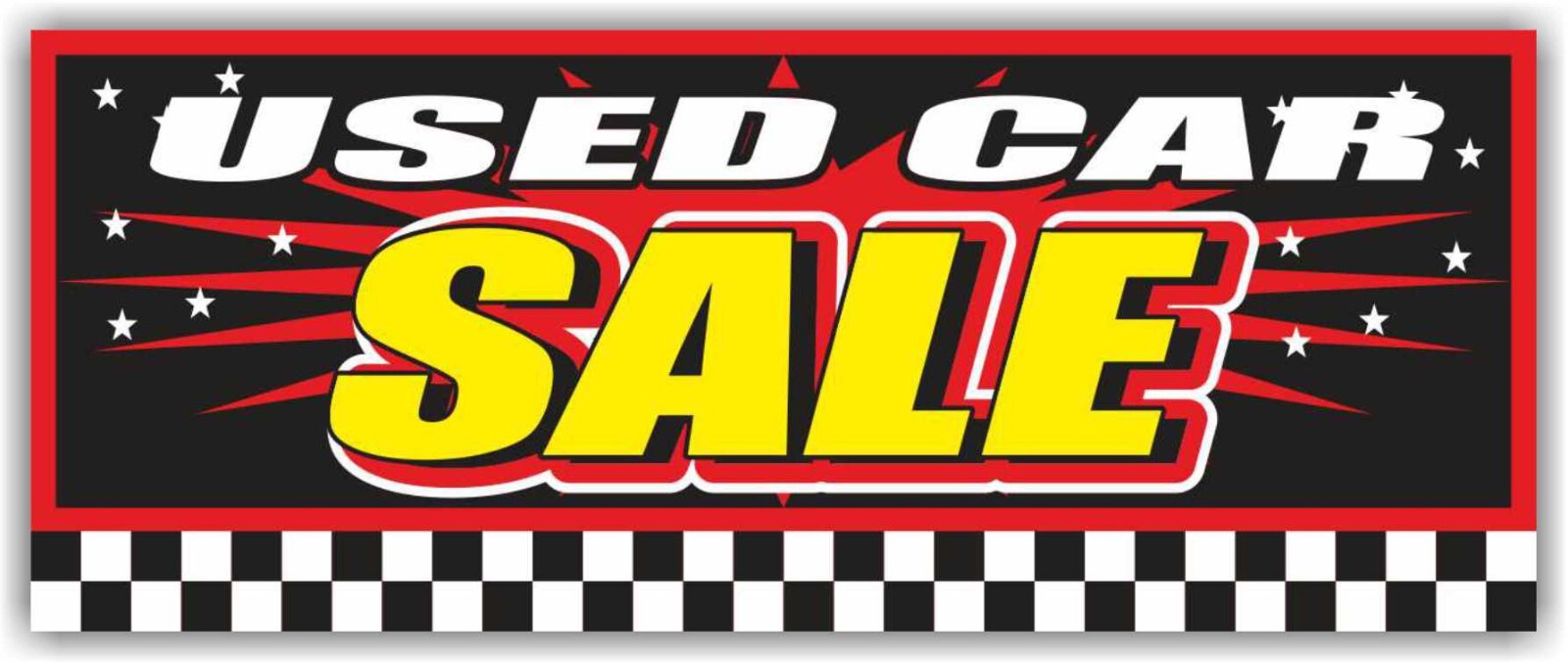 USED CAR SALE Advertising Banner Vinyl Mesh Sign Service AUTOS USADOS Auto Body