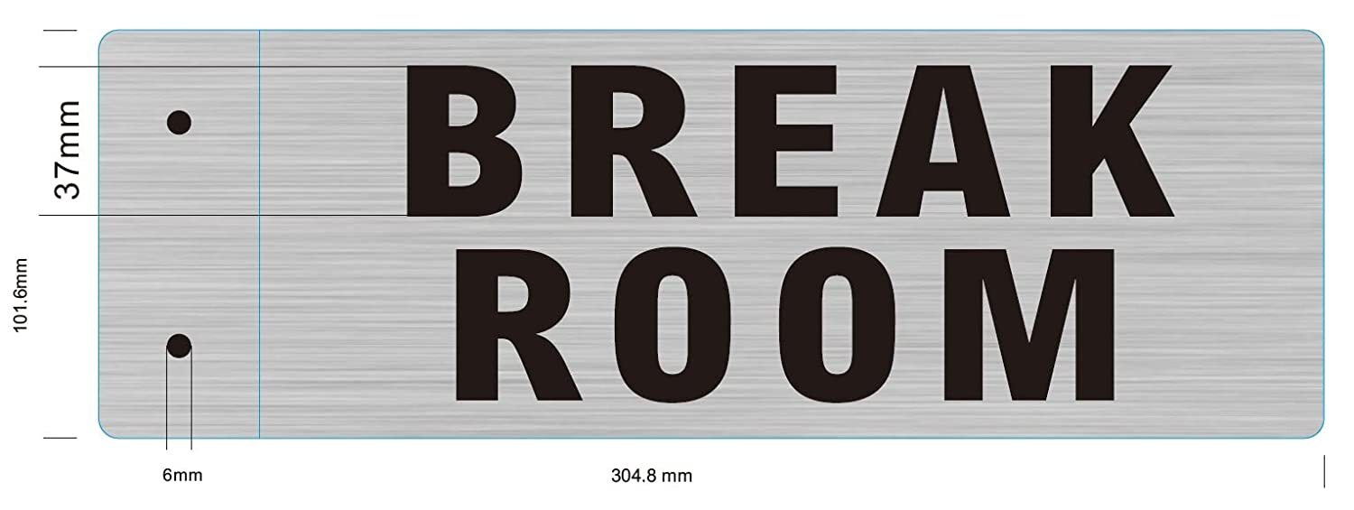Break Room Sign -Two-Sided/Double Sided Projecting, Corridor-REF24-1027
