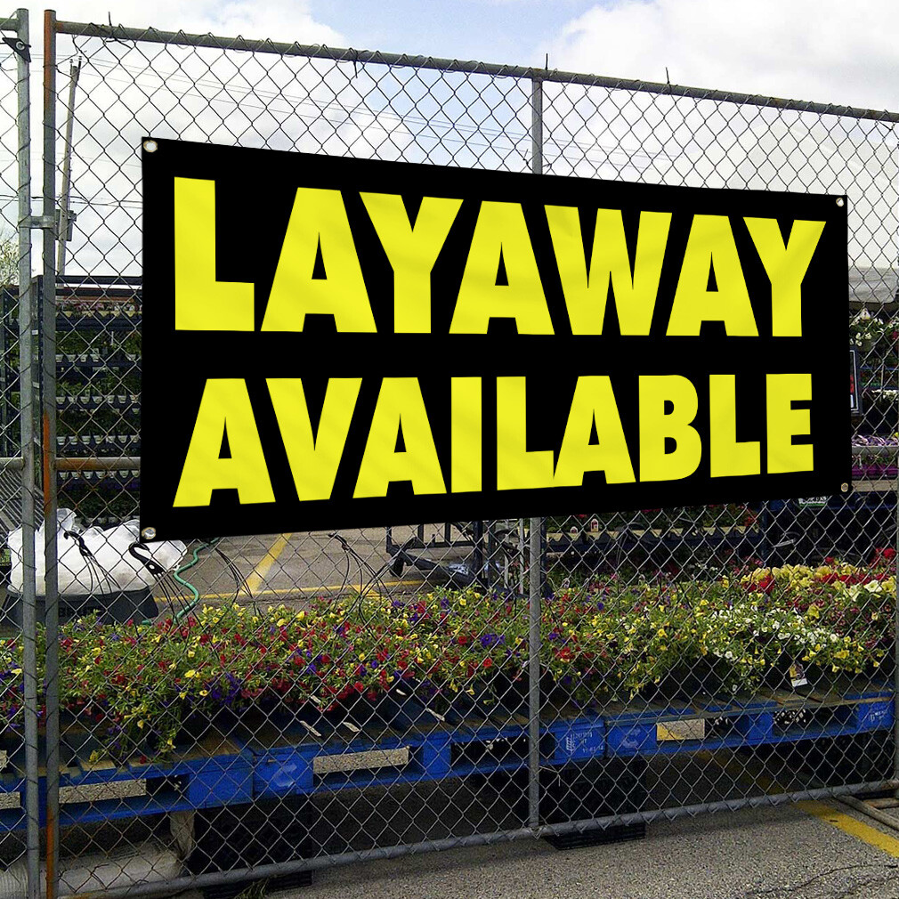 Vinyl Banner Multiple Sizes Layaway Available Advertising Printing A Business
