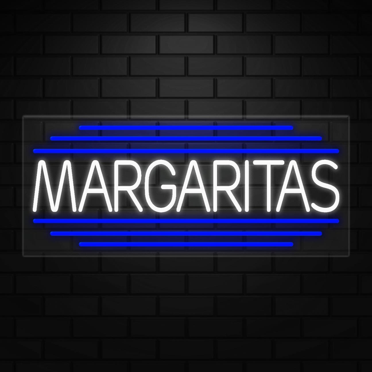 Margaritas Neon Sign for Retail Displays | LED Flex Neon | 36″W x 15″H x 1″D