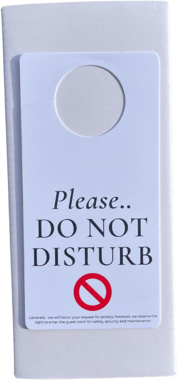 Hotel DND Do Not Disturb Sign Hanger for Door, Sold in Bulk Pack of 100 DND H…