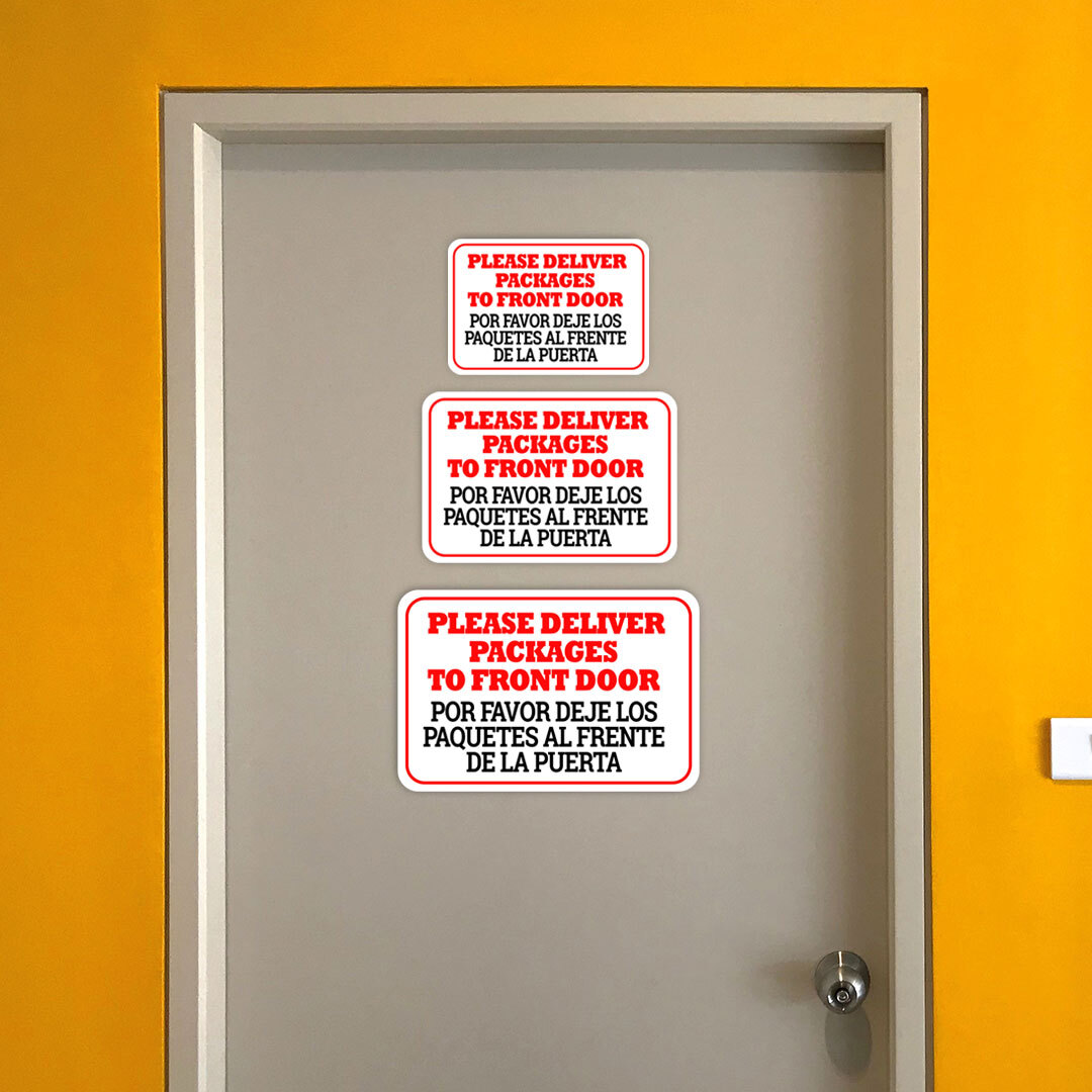 Classic Framed Plus Please Deliver Packages To Front Door