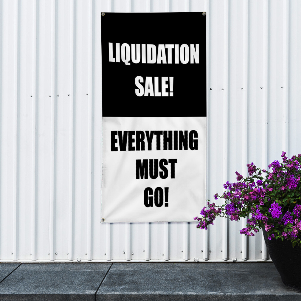 Vertical Vinyl Banner Multiple Sizes Business Weatherproof Industrial Yard Signs