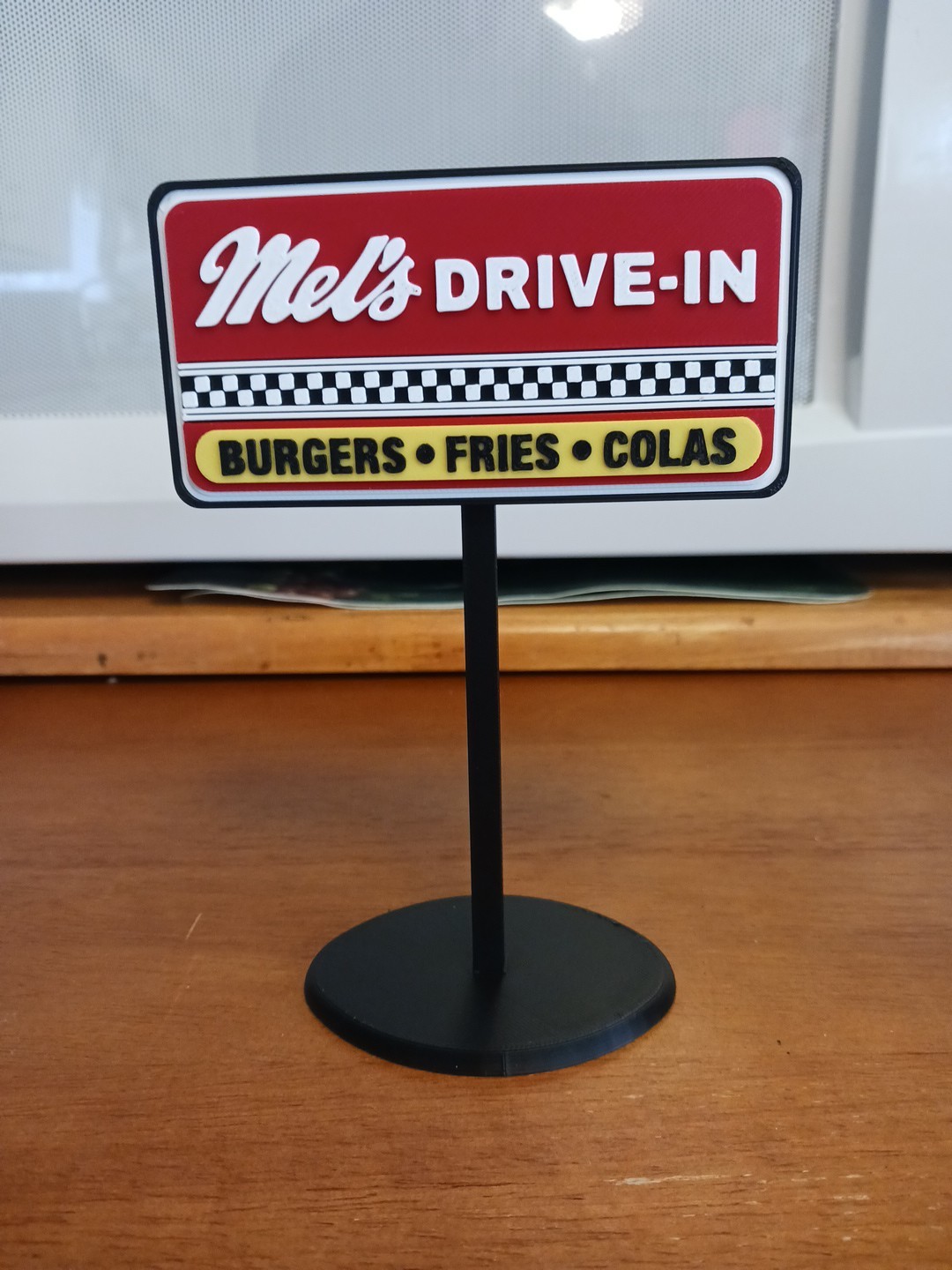 American Graffiti Mel’s Drive In Restaurant Sign. Customizable Names. Msg Me 6″