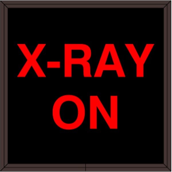 Signal-Tech 38644 SBL77R-A257/120-277VAC X-RAY ON Indoor Sign