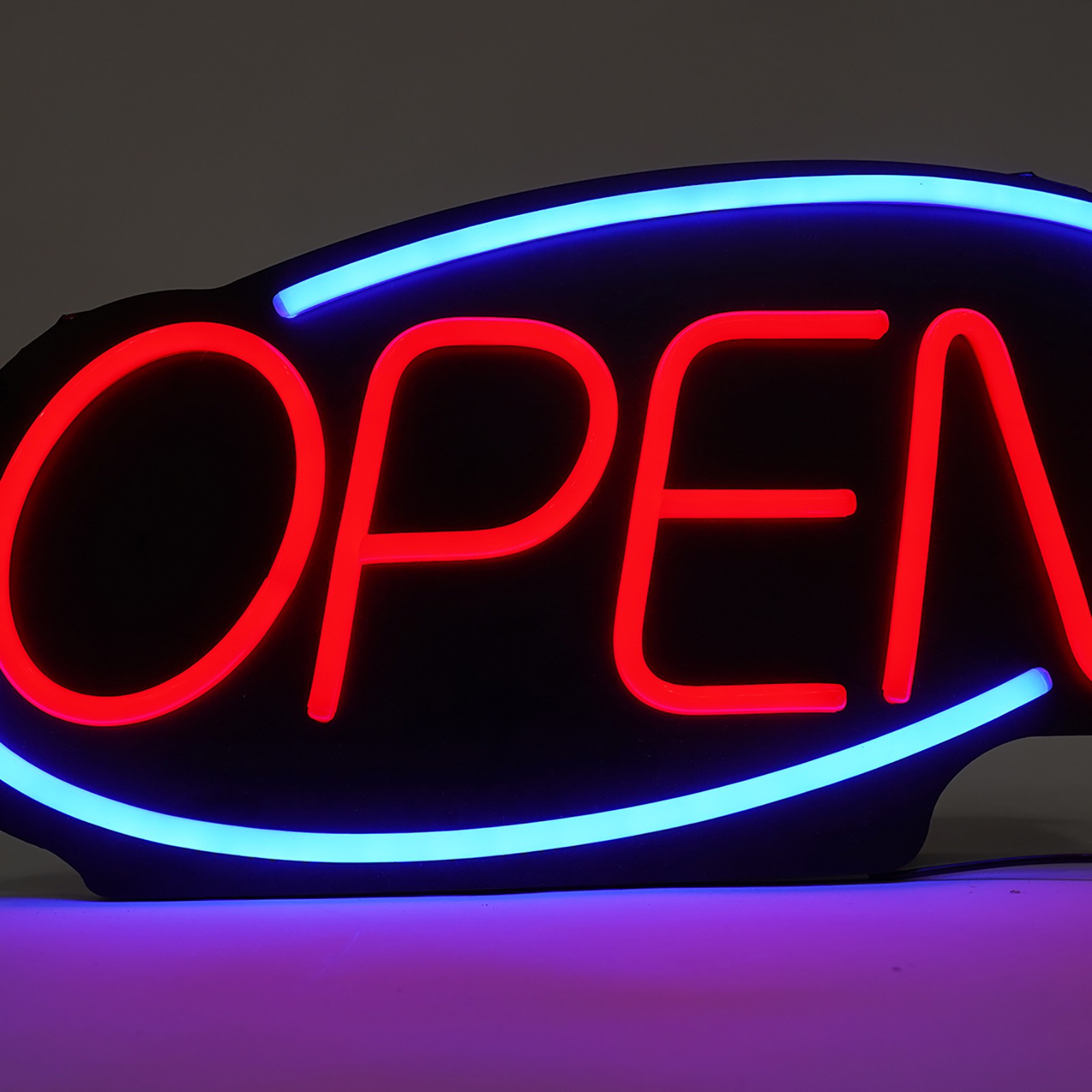 Large LED Open Sign Neon Light Bright Outside Wall Decor for Restaurant Bar Pub