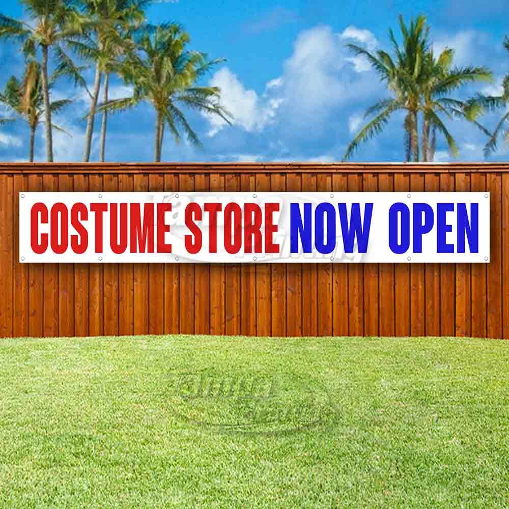 COSTUME STORE NOW OPEN Advertising Vinyl Banner Flag Sign LARGE HUGE XXL SIZE