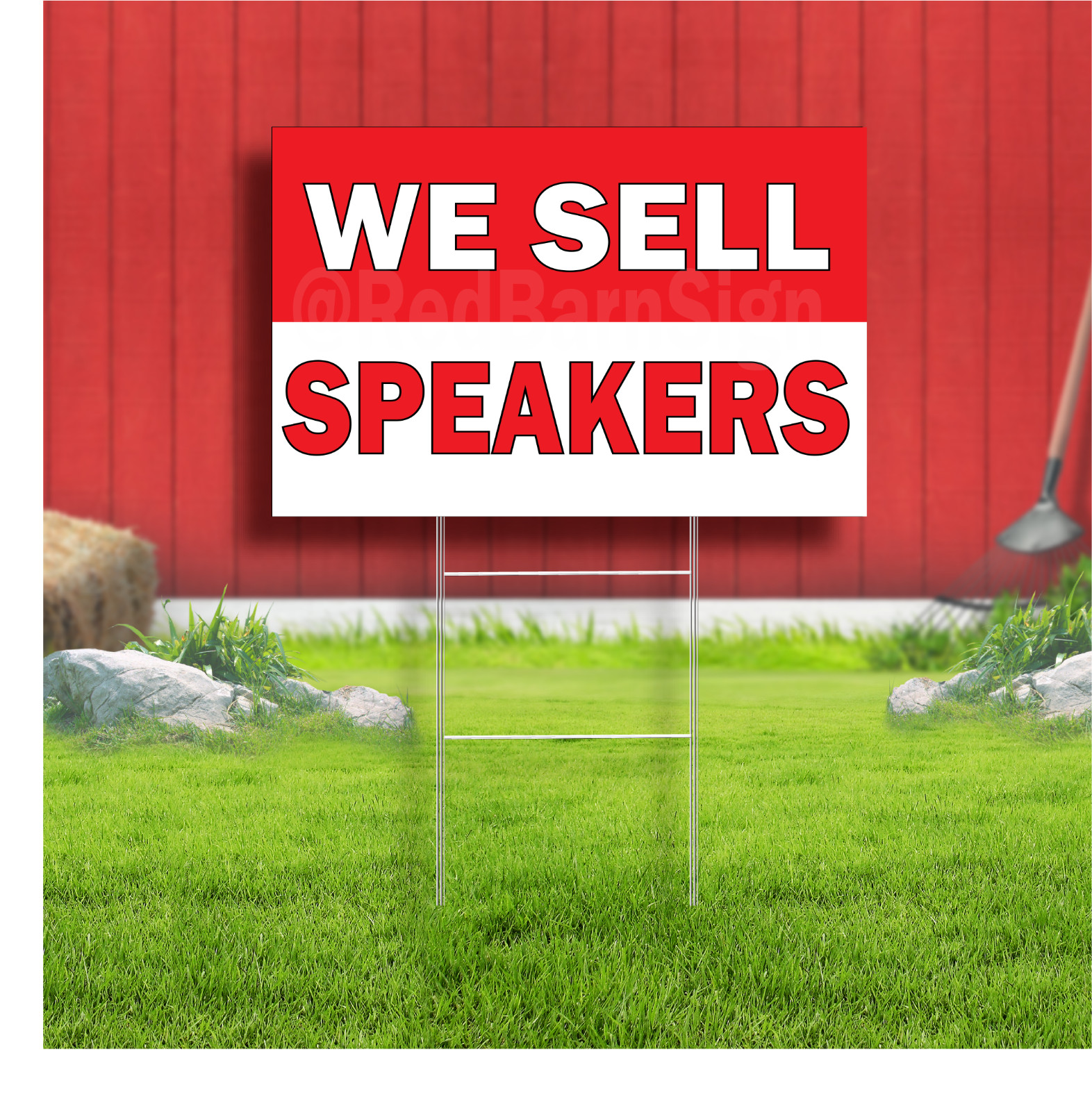 We Sell Speakers Coroplast Sign Plastic Indoor Outdoor Yard Sign