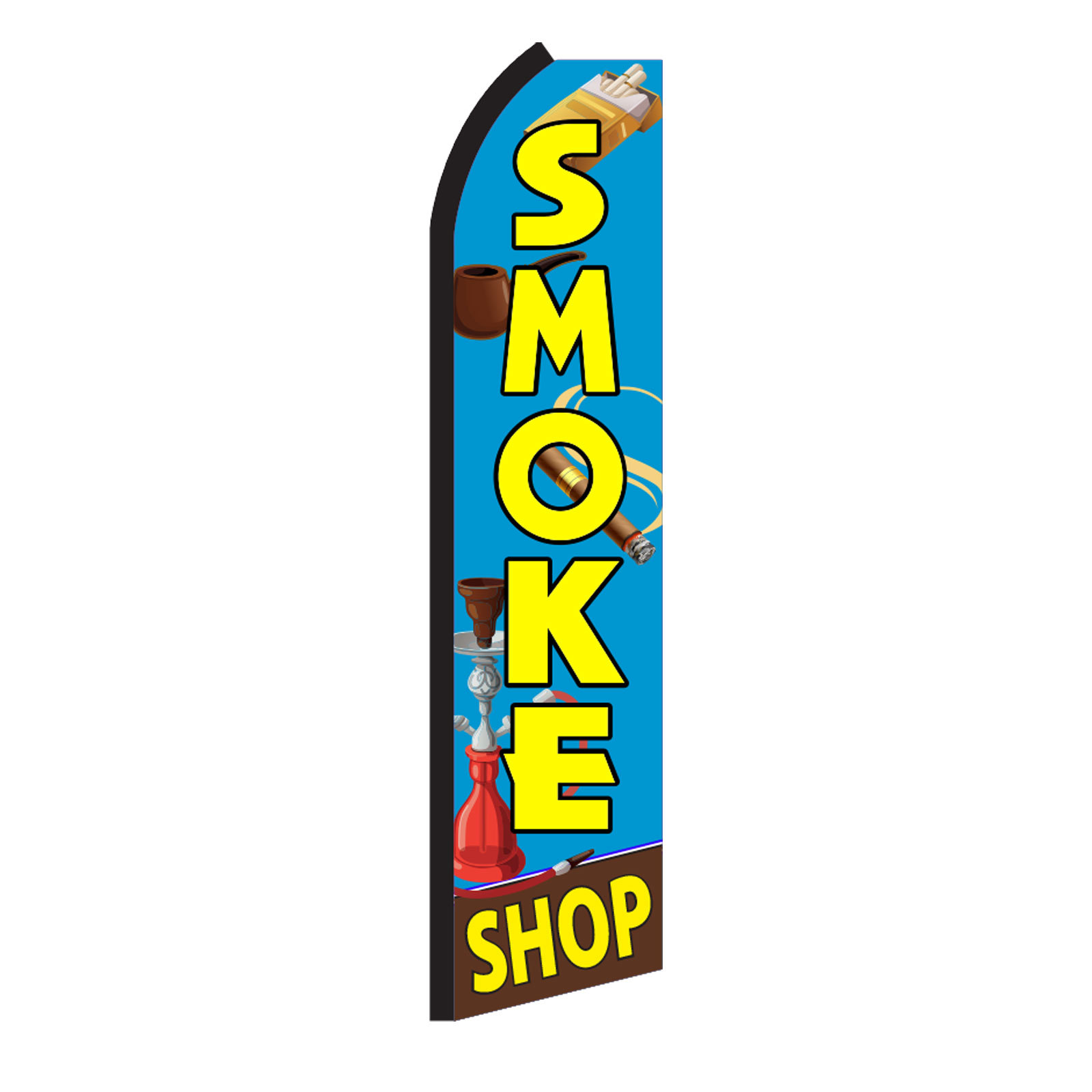 Smoke Shop Flag Flutter Feather Banner Swooper