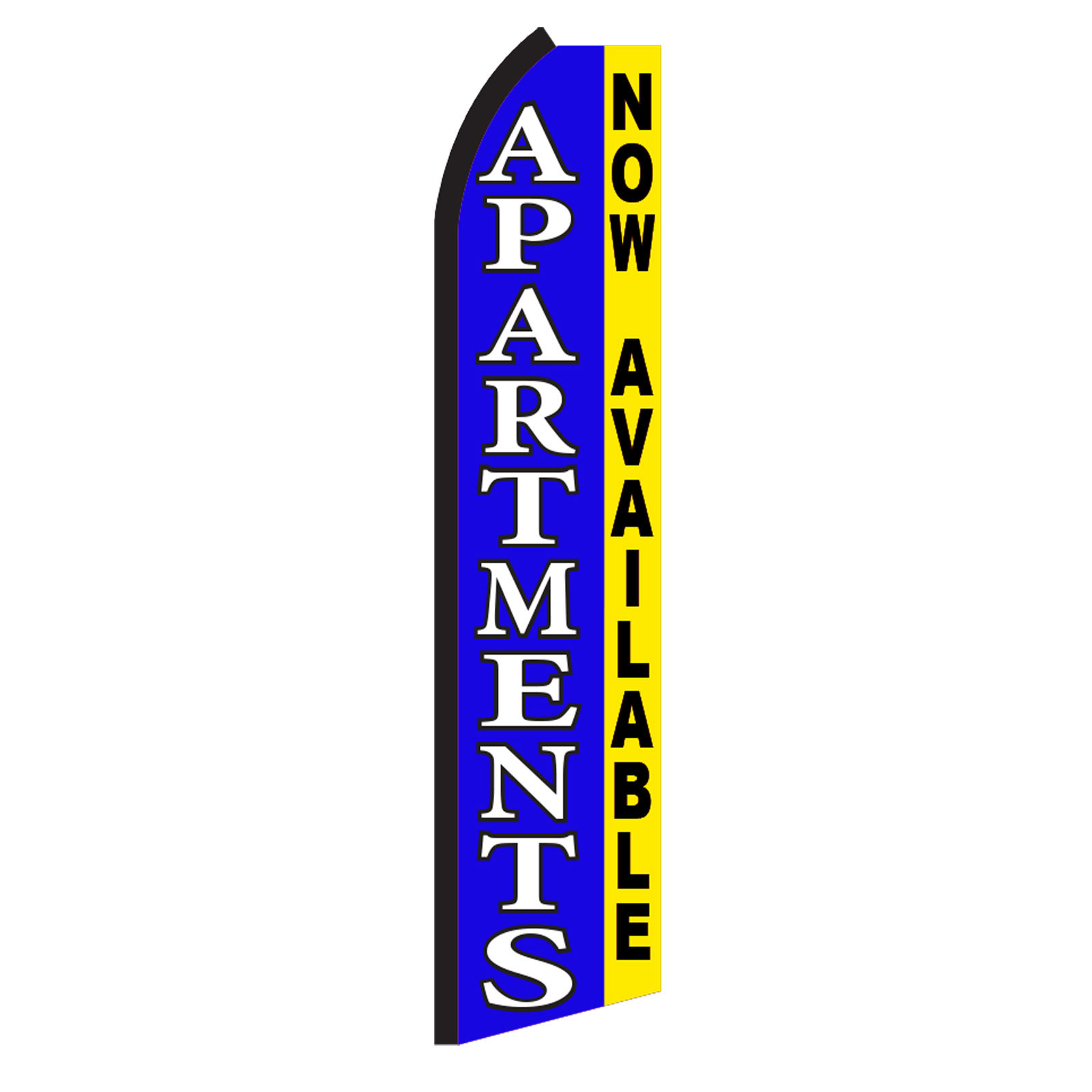 Apartments Now Available Flag Flutter Feather Banner Swooper