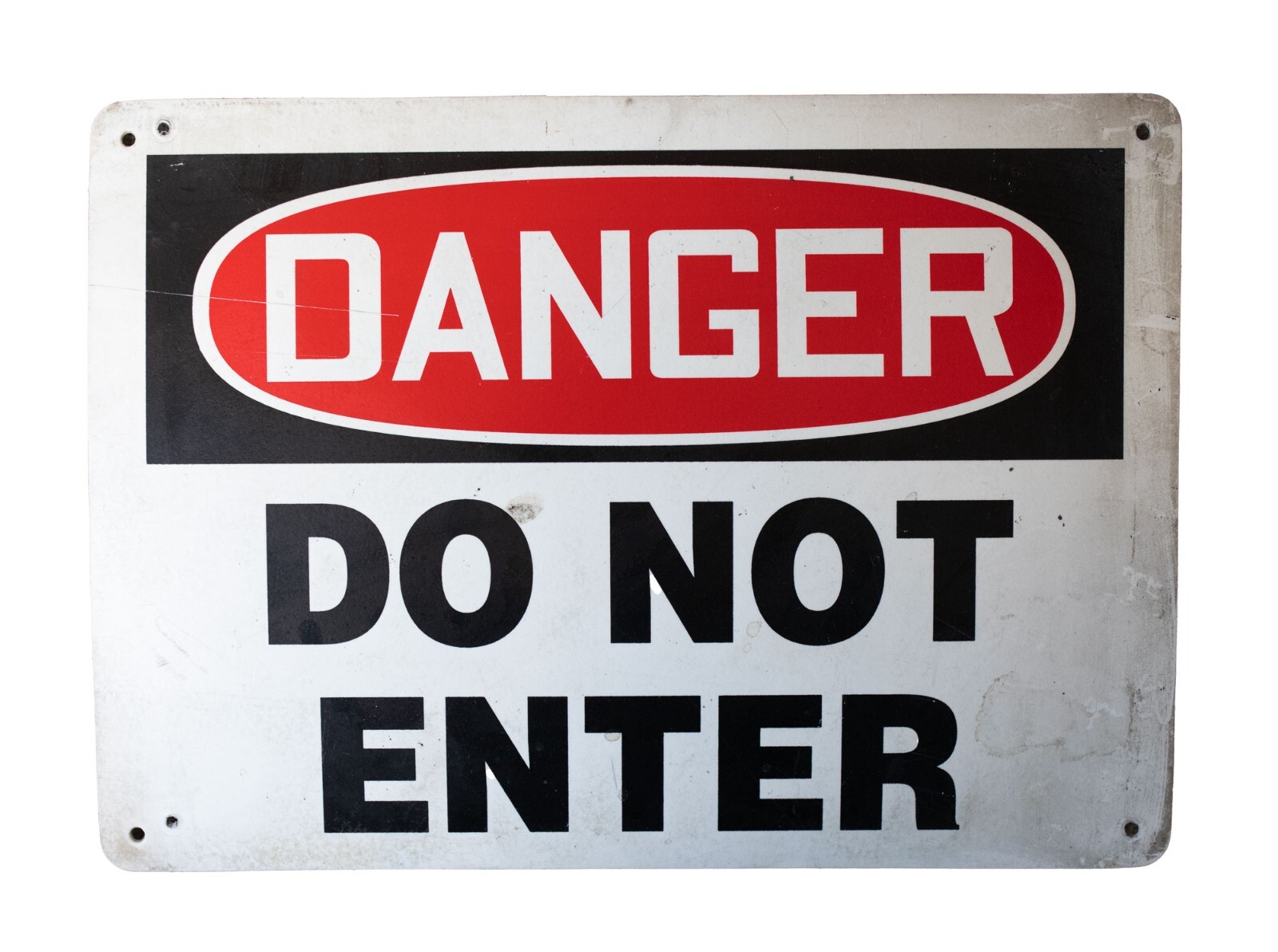 Danger do not enter sign 10×14