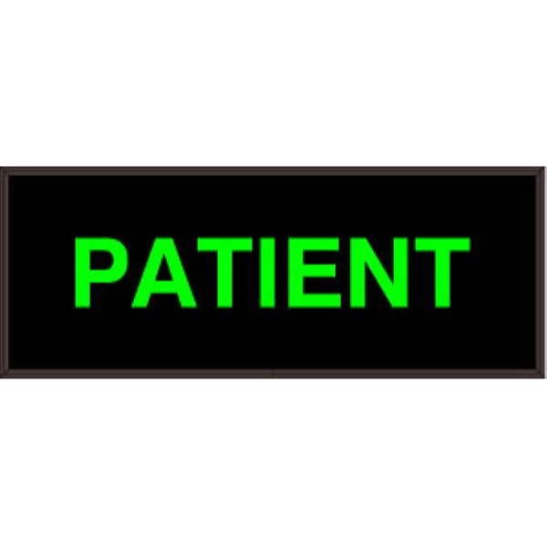 Signal-Tech 60732 PHX718G-B213/120-277VAC PATIENT Outdoor Sign
