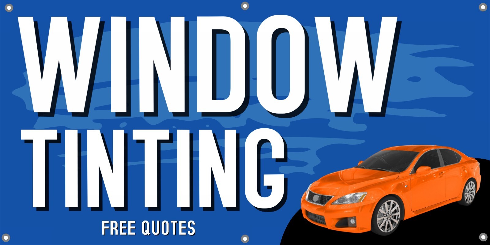 Window Tinting free quotes advertising Vinyl Banner Sign Outdoor Indoor Banner