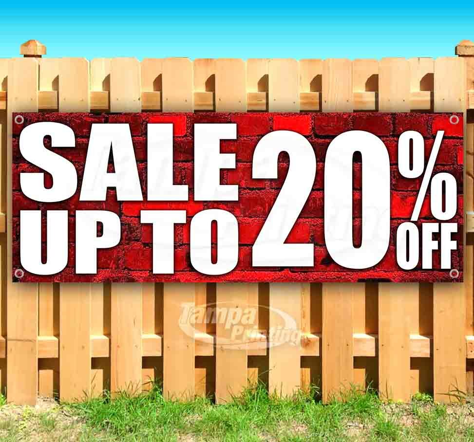 SALE UP TO 20% OFF Advertising Vinyl Banner Flag Sign Many Sizes SALE
