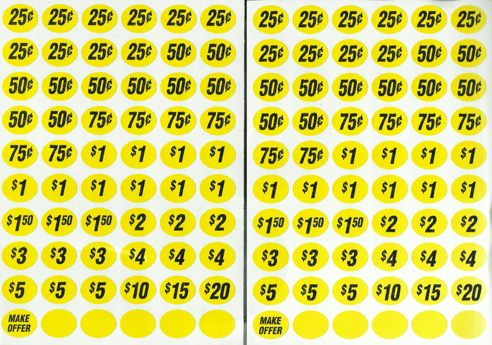 Garage Yard Sale SIGN KIT 8″x12 SignS arrows Price Label Stickers HILLMAN 848623