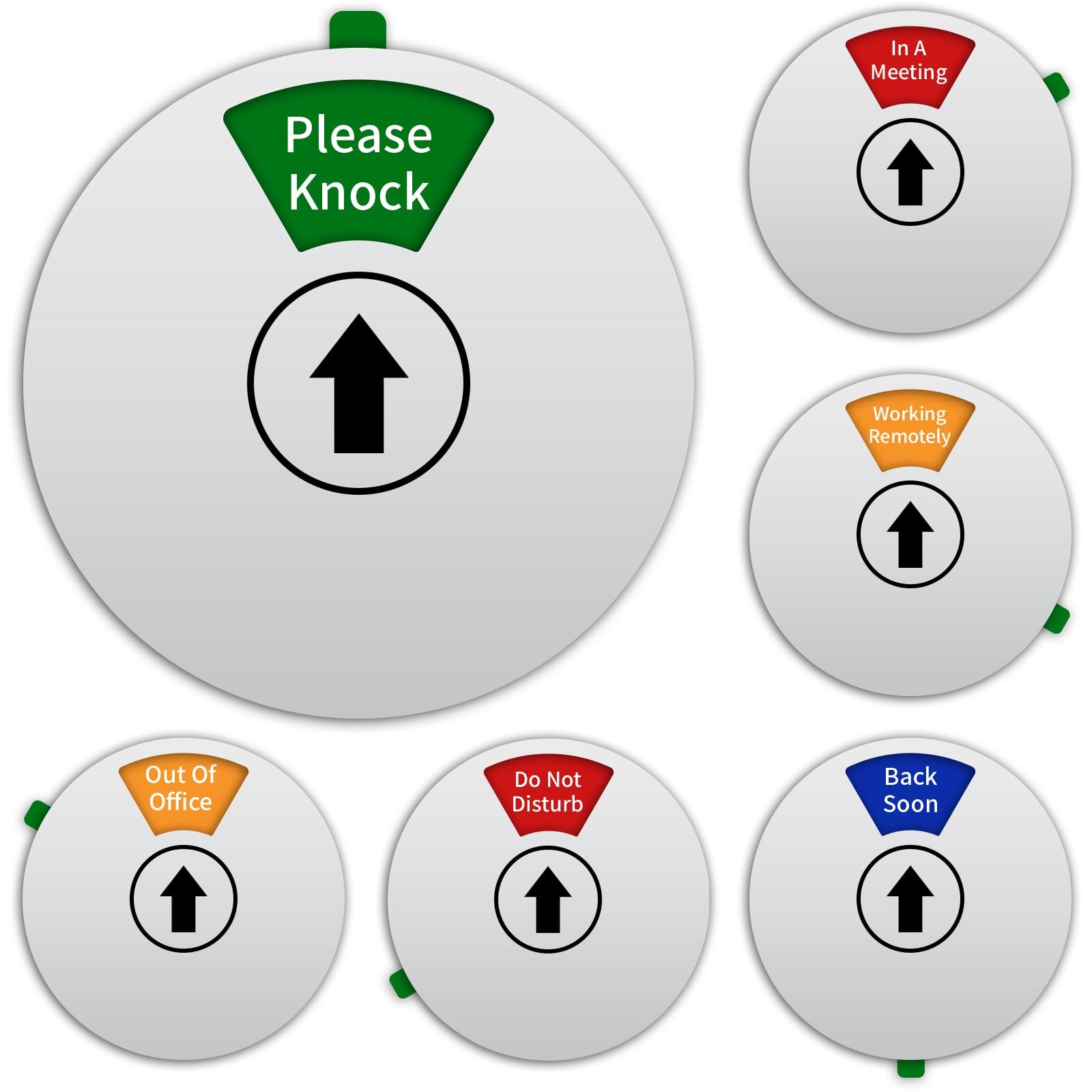Office Door Sign- Do Not Disturb/Out of Office/Please Knock/In a Meeting/Work…