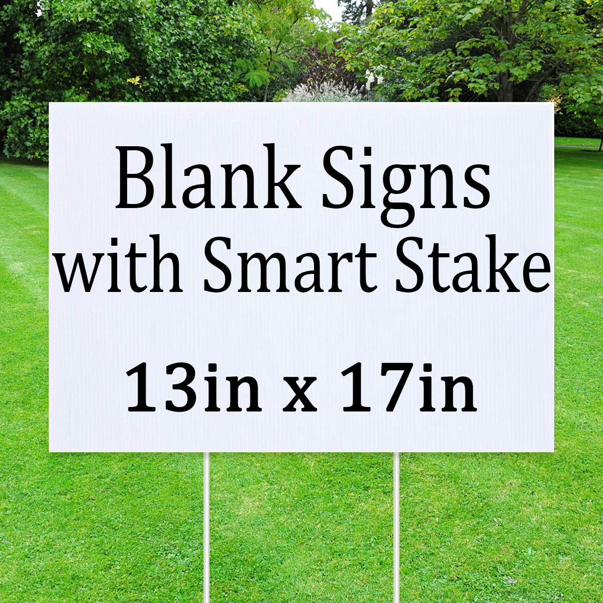 Blank Yard Signs DIY Lawn Signs For Rent Garden Open House Outdoor Garage Sales
