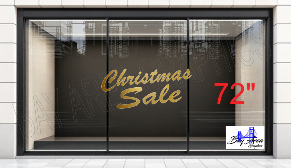 Christmas SALE Store Window Sign Vinyl Decal Oracal 651 Holiday Decoration 🎄.