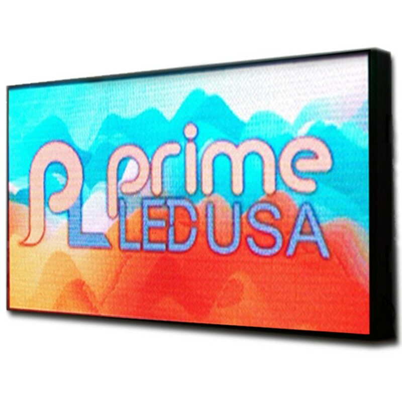 LED Sign P10 DIP FULL COLOR INDOOR/OUTDOOR WIFI LED (12.5″ x 37.75″)