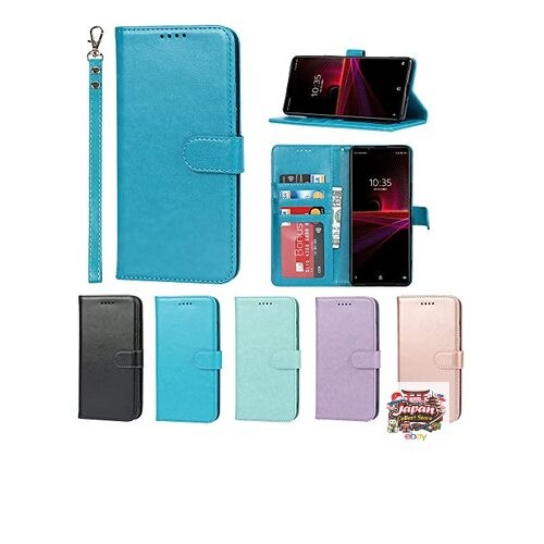 NEW Eastwave Sony Xperia 1 III Case – Wallet-style Case with Strap Charm PU