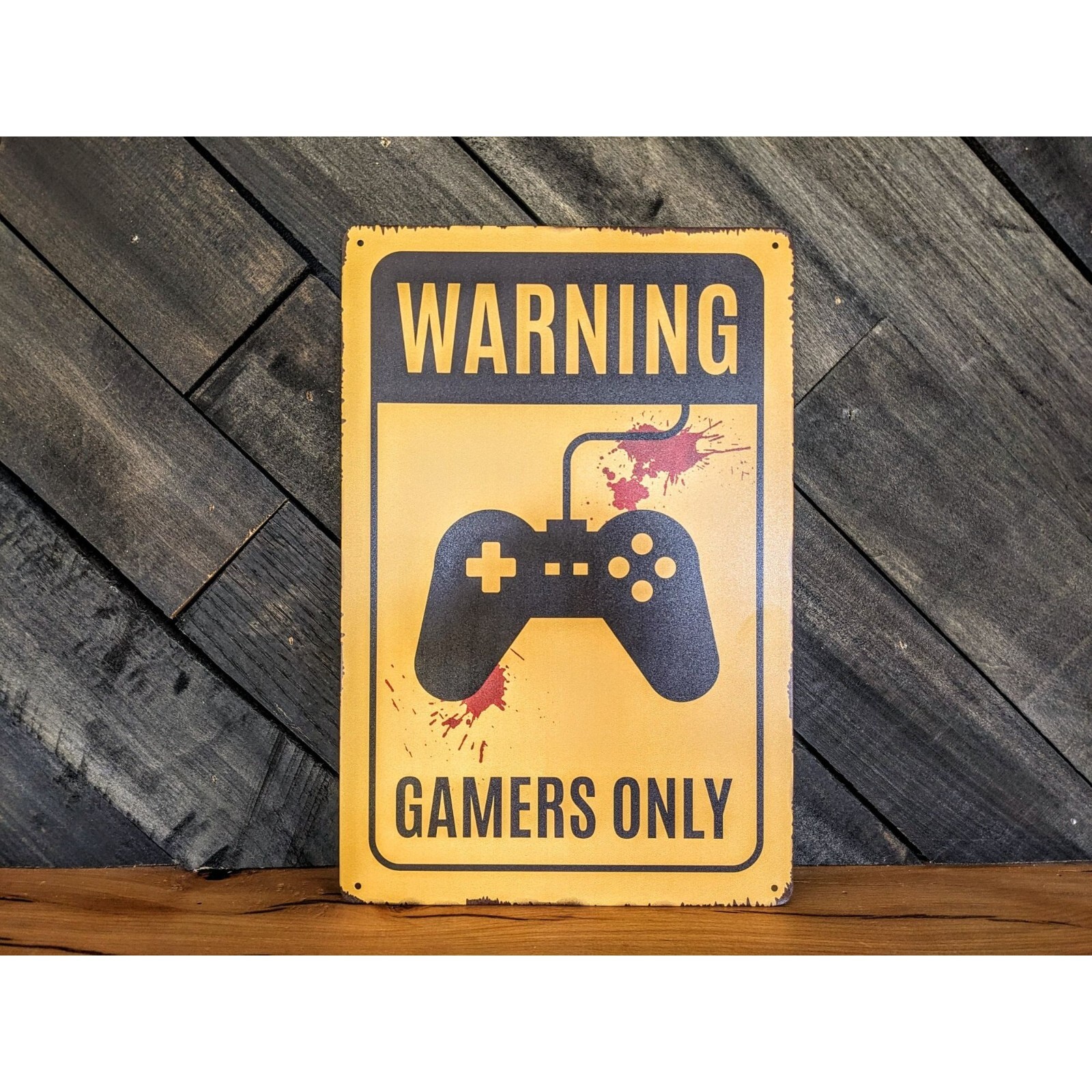 Warning Gamers Only Sign