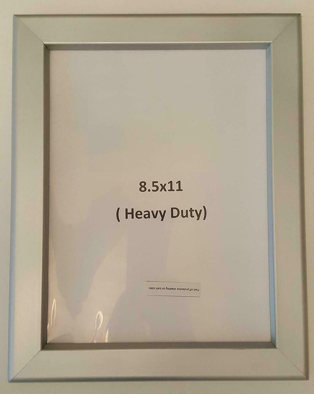 Elevator Notice Frame 8.5 x 11 (Heavy Duty – Aluminum)–REF24-1027