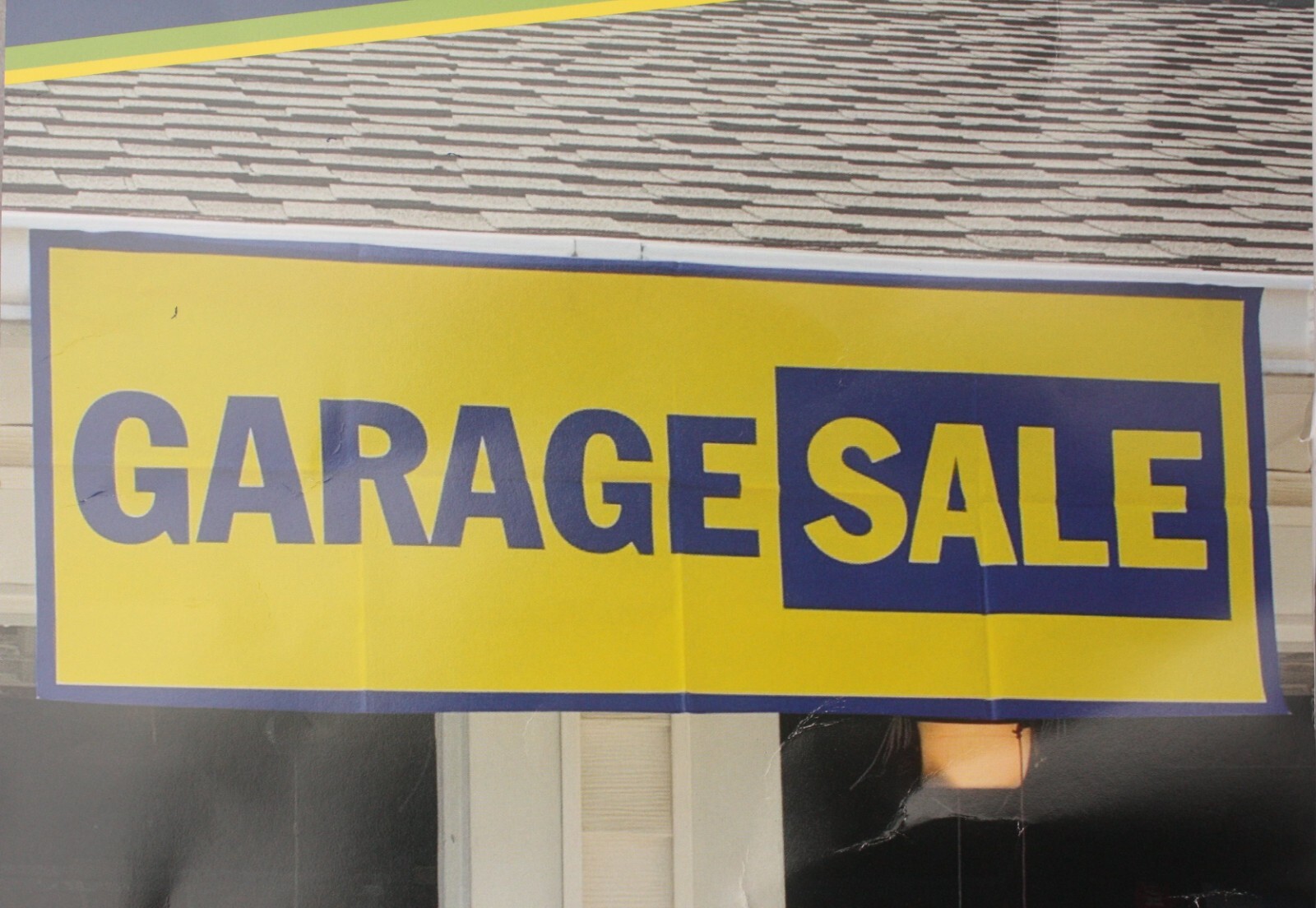 VINYL GARAGE SALE BANNER 48″X18″