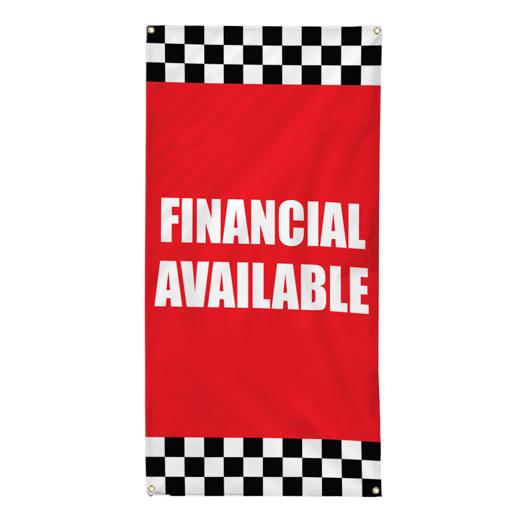 Vertical Vinyl Banner Multiple Sizes Business Weatherproof Industrial Yard Signs