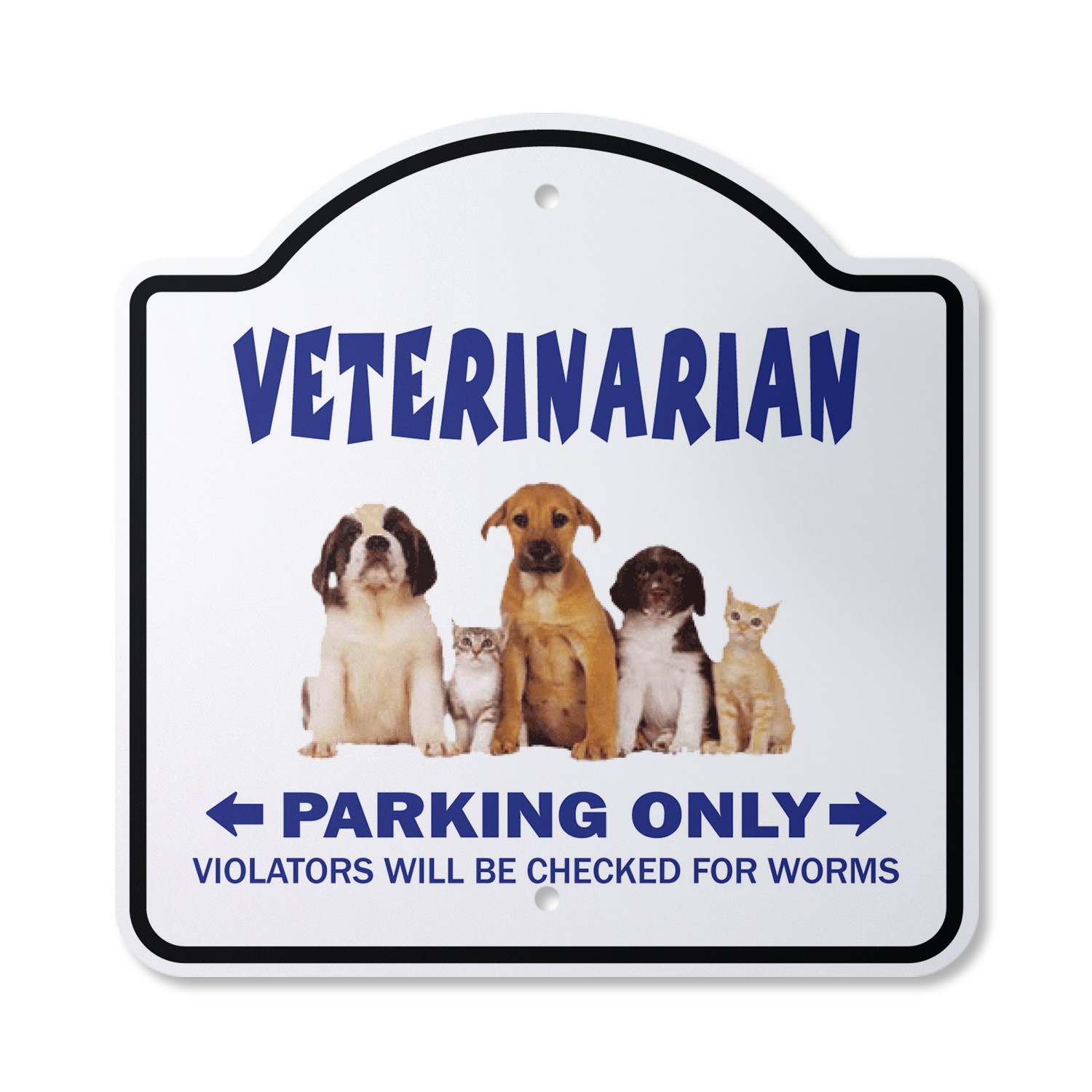 Veterinarian Plastic Sign Vet Animal Pet Doctor Dr. Clinic Dog Cat Med